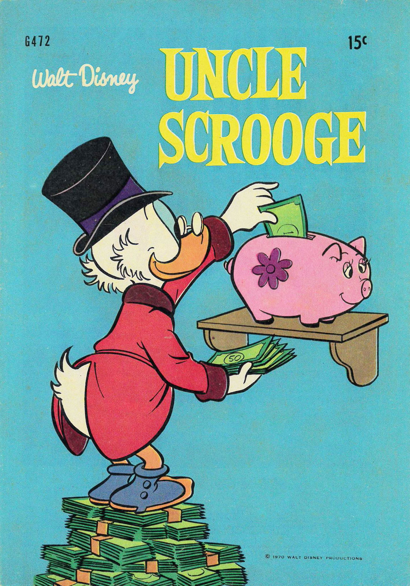 Walt Disney's Giant Comics [G Series] (WG Publications, 1951 series) #G472 — Walt Disney Uncle Scrooge (1970)