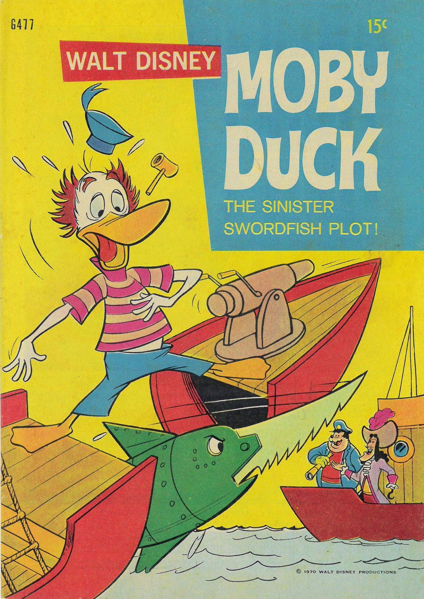 Walt Disney's Giant Comics [G Series] (WG Publications, 1951 series) #G477 — Walt Disney Moby Duck (1970)