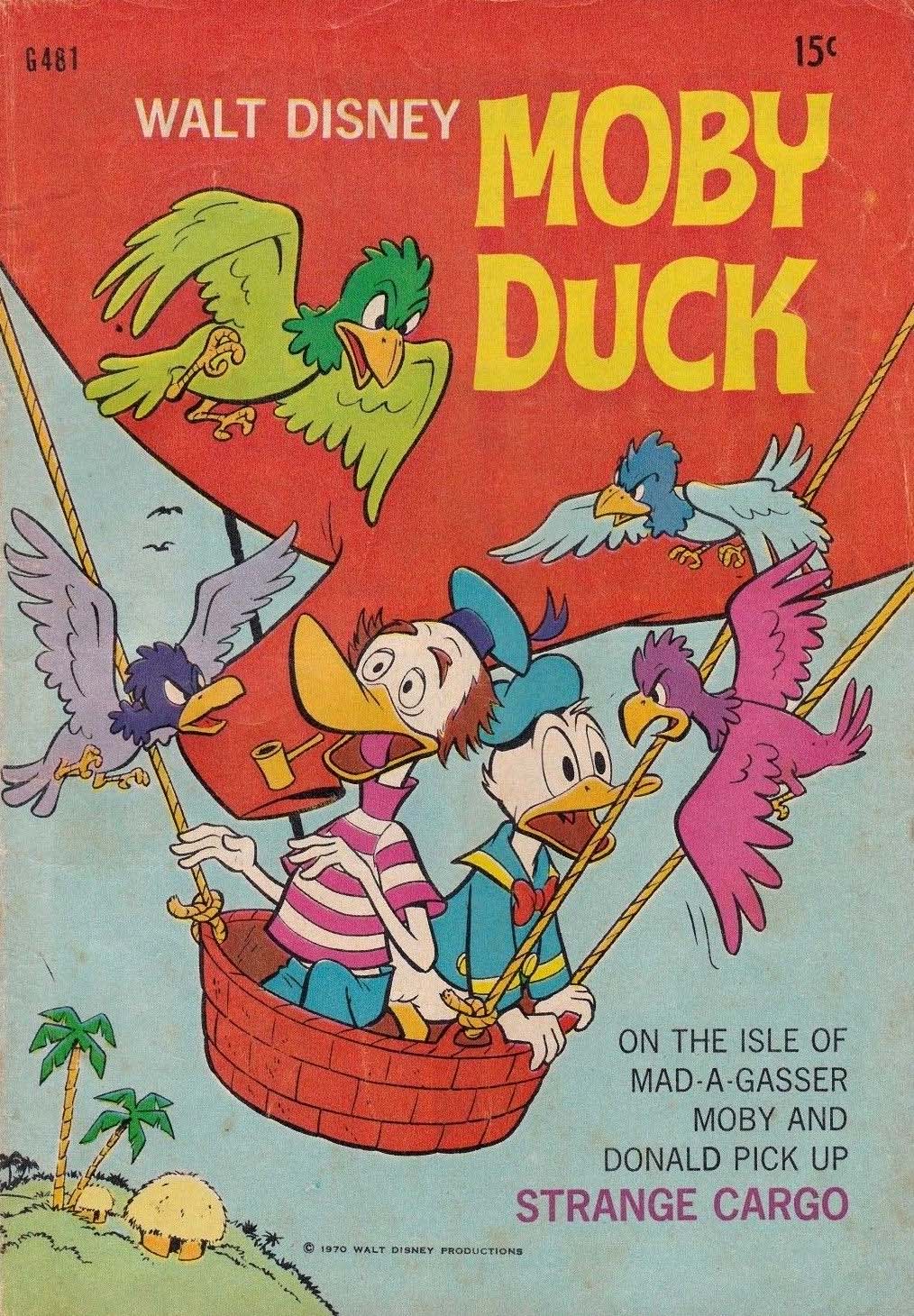 Walt Disney's Giant Comics [G Series] (WG Publications, 1951 series) #G481 — Walt Disney Moby Duck (1970)
