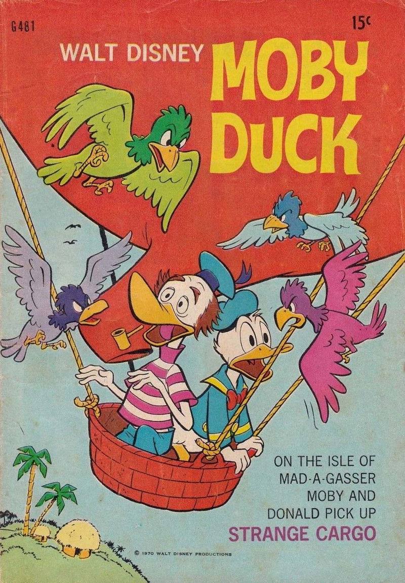 Walt Disney's Giant Comics [G Series] (WG Publications, 1951 series) #G481 — Walt Disney Moby Duck (1970)