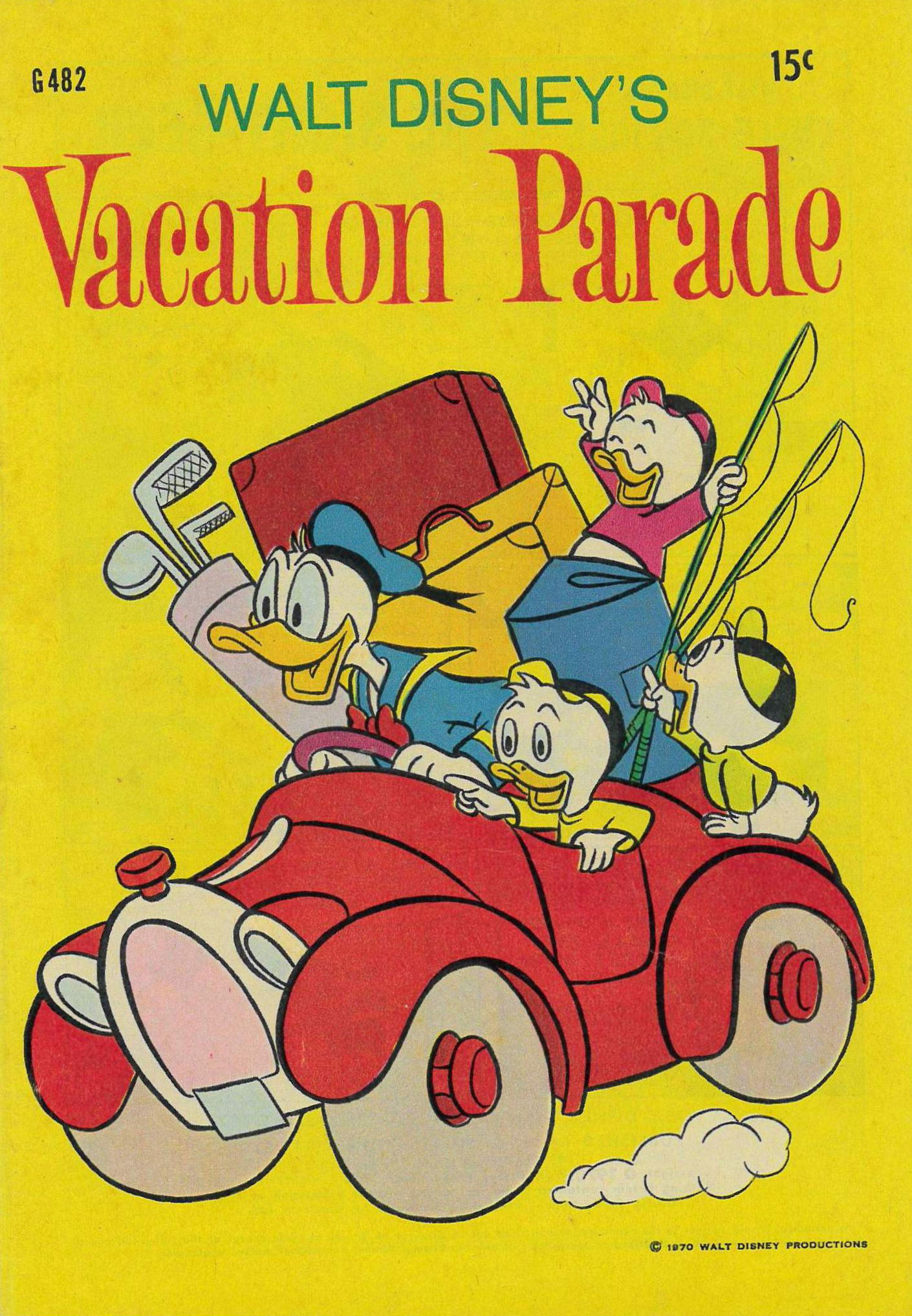 Walt Disney's Giant Comics [G Series] (WG Publications, 1951 series) #G482 — Walt Disney's Vacation Parade (August 1970)