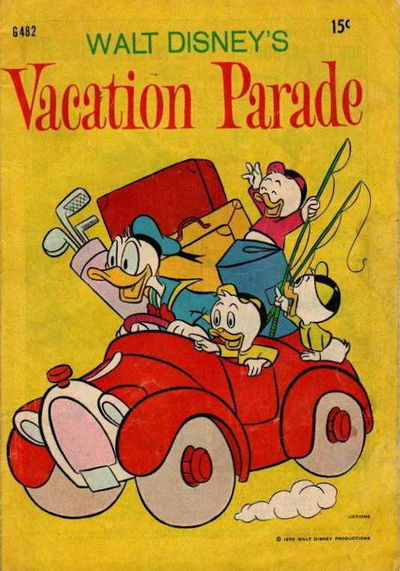 Walt Disney's Giant Comics [G Series] (WG Publications, 1951 series) #G482 — Walt Disney's Vacation Parade August 1970