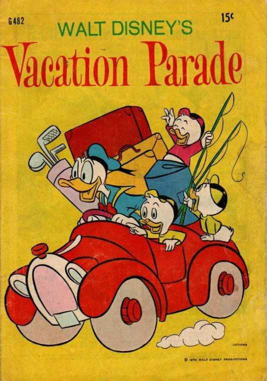 Walt Disney's Giant Comics [G Series] (WG Publications, 1951 series) #G482 (August 1970) —Walt Disney's Vacation Parade