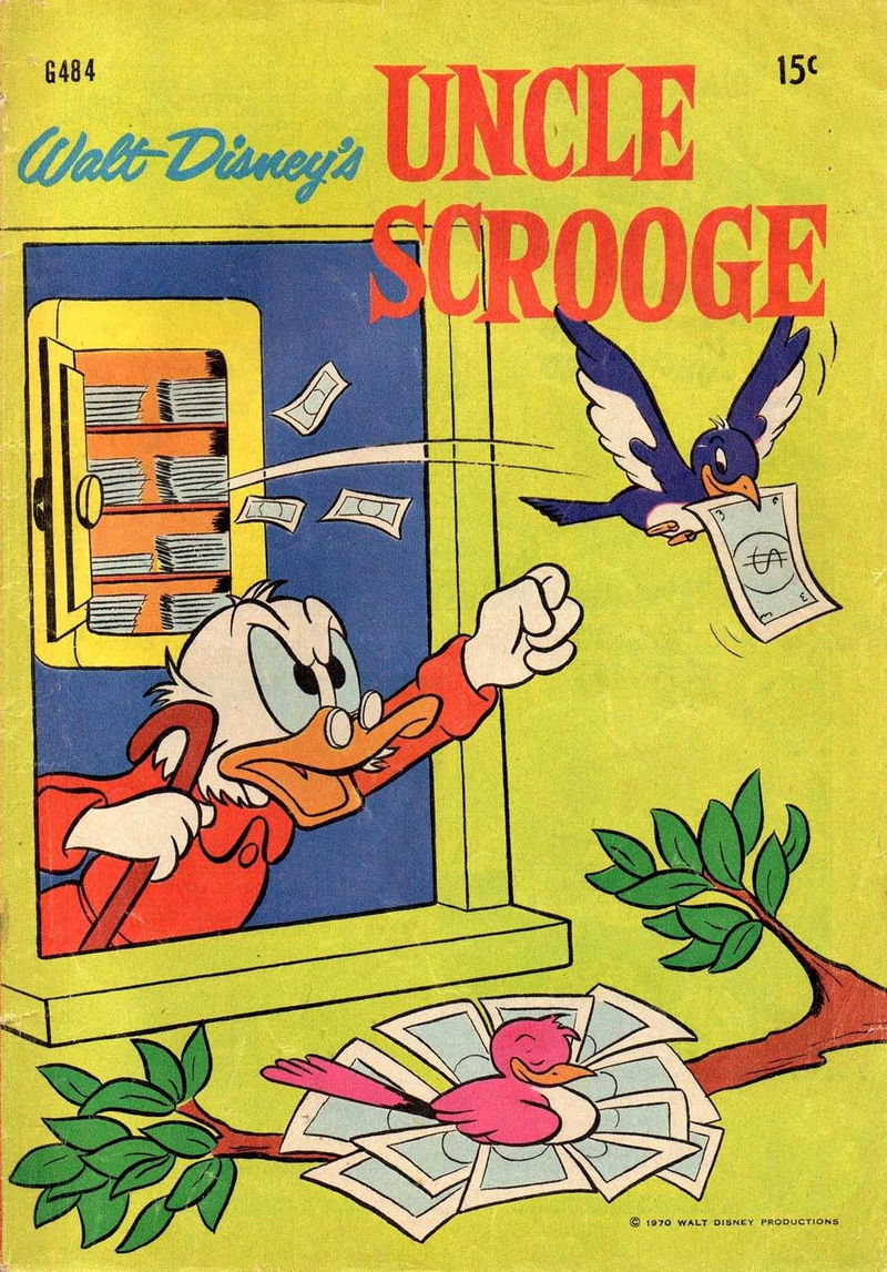 Walt Disney's Giant Comics [G Series] (WG Publications, 1951 series) #G484 — Walt Disney's Uncle Scrooge (1970)