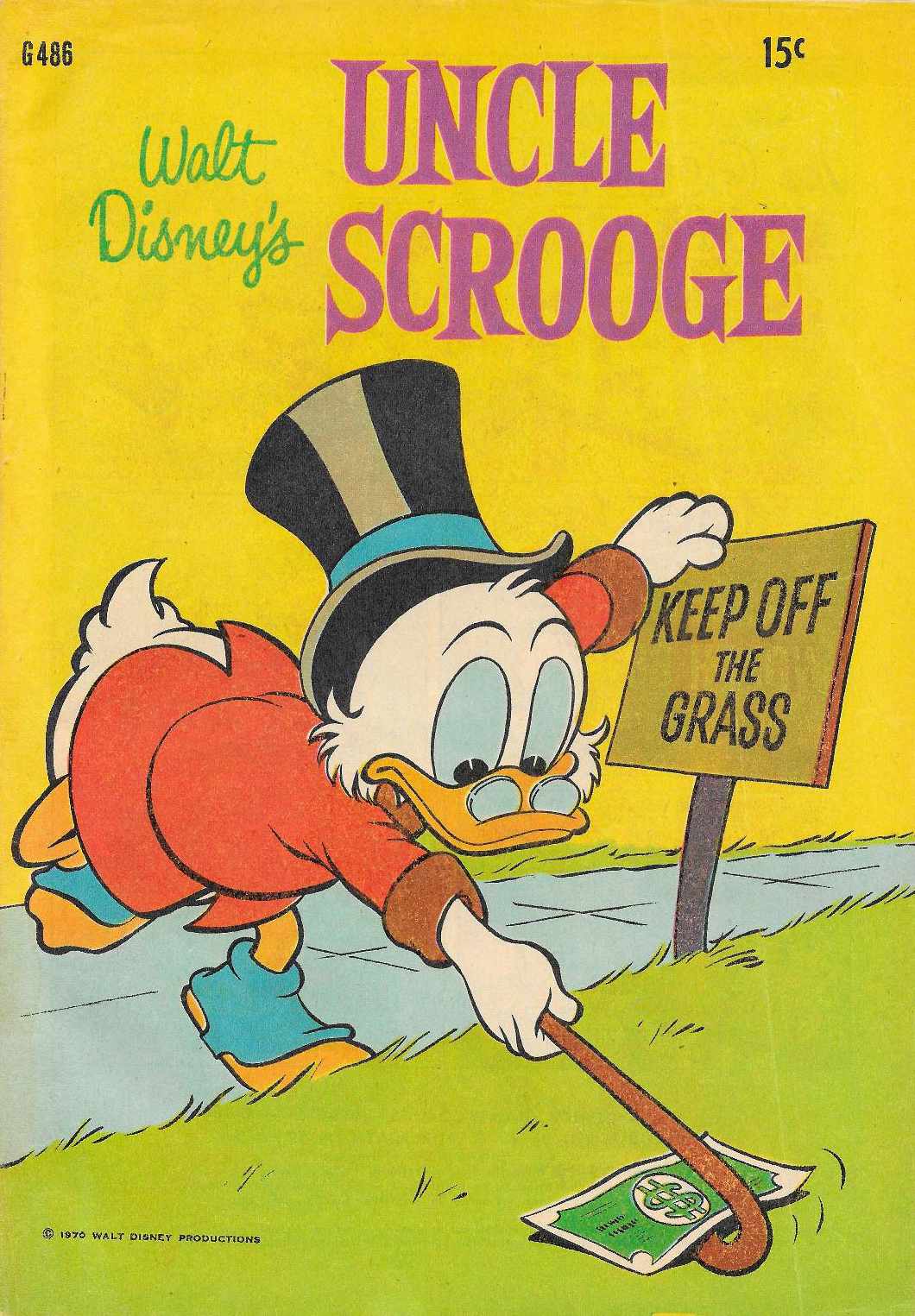 Walt Disney's Giant Comics [G Series] (WG Publications, 1951 series) #G486 — Uncle Scrooge (August 1970)