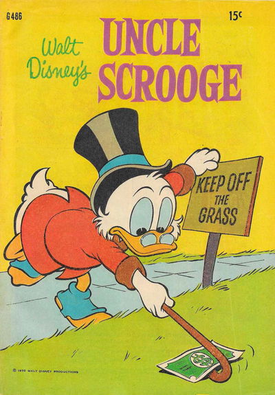 Walt Disney's Giant Comics [G Series] (WG Publications, 1951 series) #G486 — Uncle Scrooge August 1970