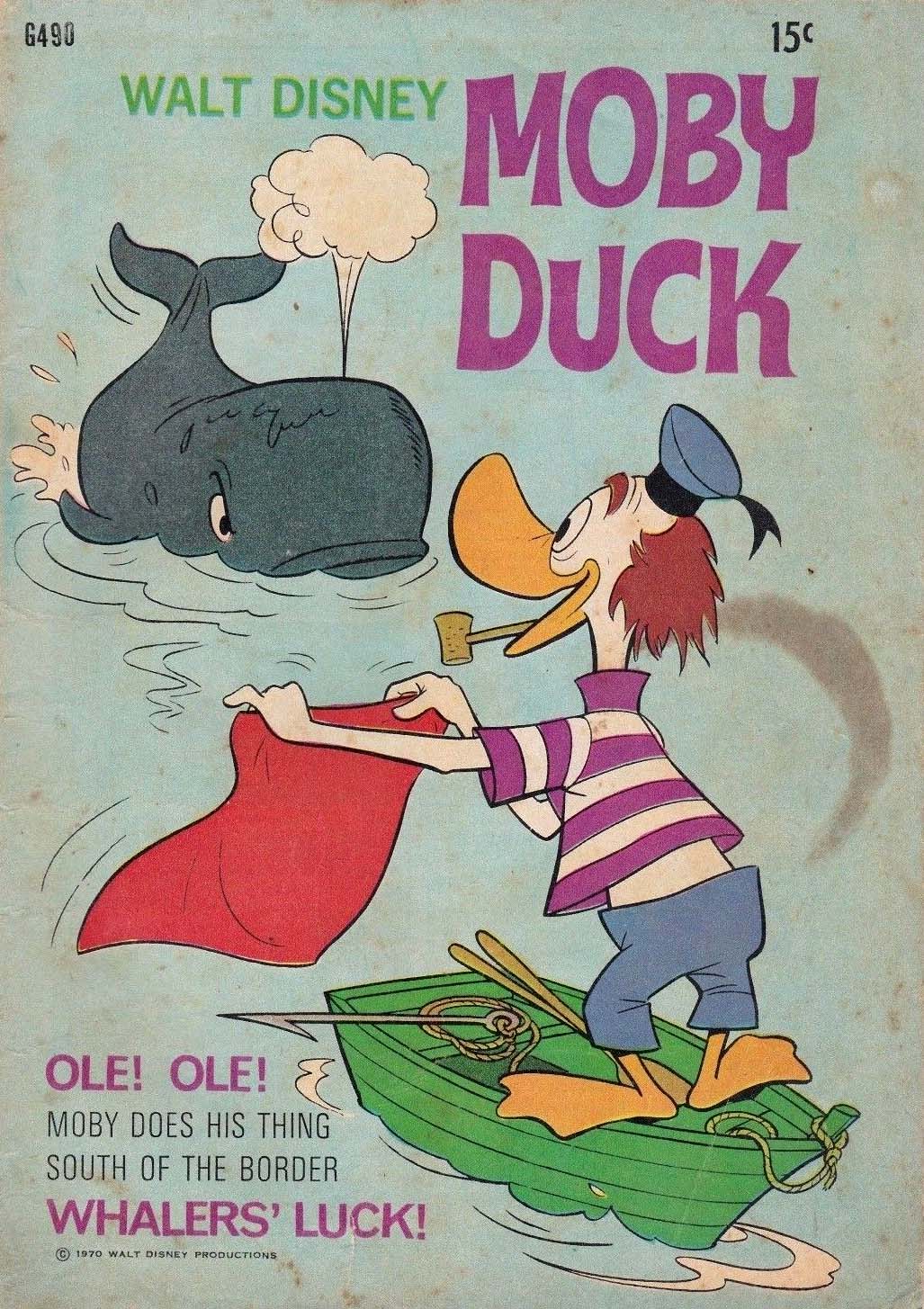Walt Disney's Giant Comics [G Series] (WG Publications, 1951 series) #G490 — Walt Disney Moby Duck ([December 1970])