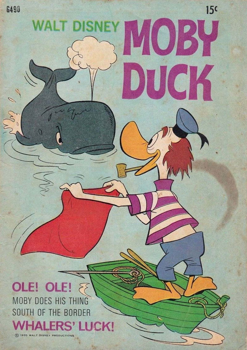 Walt Disney's Giant Comics [G Series] (WG Publications, 1951 series) #G490 — Walt Disney Moby Duck ([December 1970])
