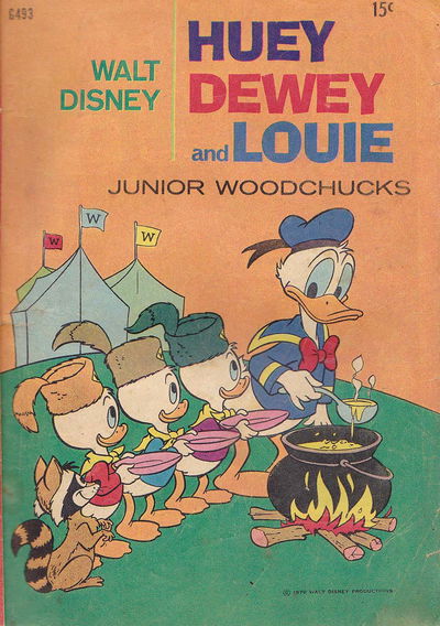 Walt Disney's Giant Comics [G Series] (WG Publications, 1951 series) #G493 — Huey Dewey and Louie Junior Woodchucks 1970