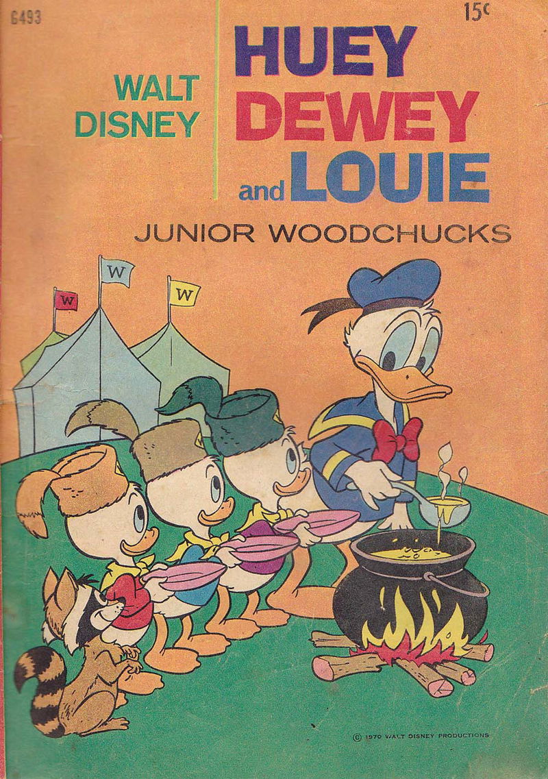Walt Disney's Giant Comics [G Series] (WG Publications, 1951 series) #G493 — Huey Dewey and Louie Junior Woodchucks (1970)