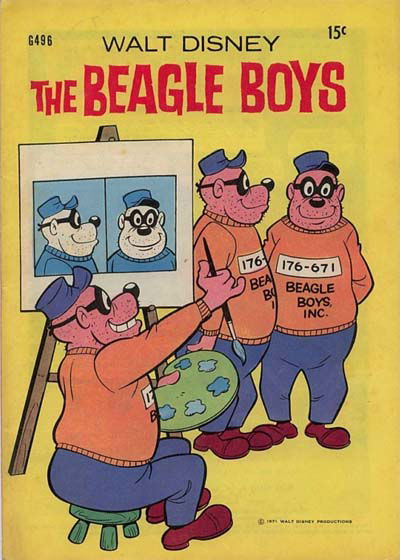 Walt Disney's Giant Comics [G Series] (WG Publications, 1951 series) #G496 — Walt Disney The Beagle Boys (1970)
