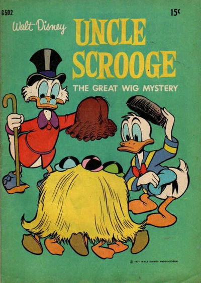 Walt Disney's Giant Comics [G Series] (WG Publications, 1951 series) #G502 — Walt Disney Uncle Scrooge June 1971