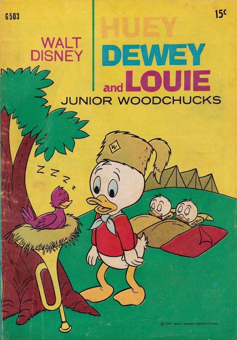 Walt Disney's Giant Comics [G Series] (WG Publications, 1951 series) #G503 — Walt Disney Huey Dewey and Louie Junior Woodchucks (1971)