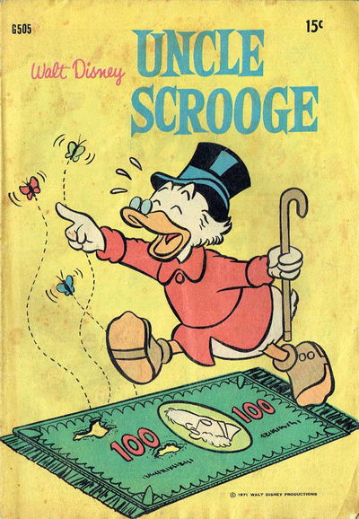 Walt Disney's Giant Comics [G Series] (WG Publications, 1951 series) #G505 — Walt Disney Uncle Scrooge 1971