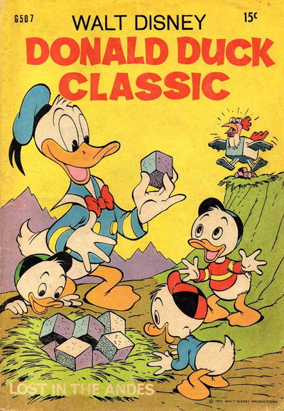 Walt Disney's Giant Comics [G Series] (WG Publications, 1951 series) #G507 — Walt Disney Donald Duck Classic 1971