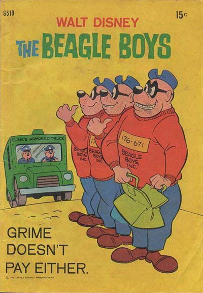 Walt Disney's Giant Comics [G Series] (WG Publications, 1951 series) #G510 — Walt Disney the Beagle Boys (1971)