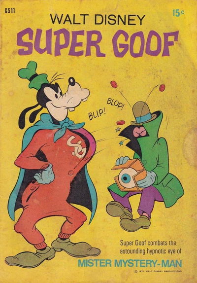 Walt Disney's Giant Comics [G Series] (WG Publications, 1951 series) #G511 — Walt Disney Super Goof 1971