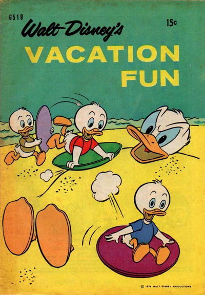 Walt Disney's Giant Comics [G Series] (WG Publications, 1951 series) #G519 — Walt Disney's Vacation Fun 1972