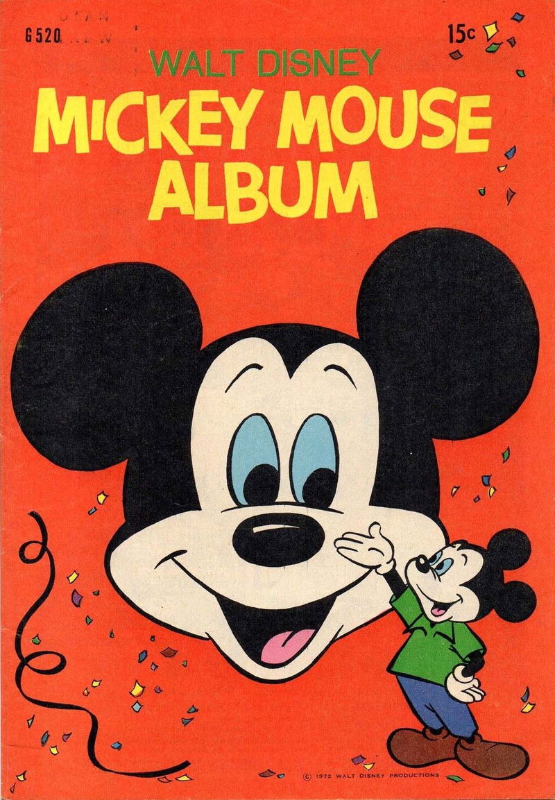 Walt Disney's Giant Comics [G Series] (WG Publications, 1951 series) #G520 — Micky Mouse Album (March 1972)