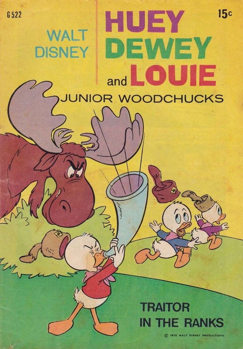 Walt Disney's Giant Comics [G Series] (WG Publications, 1951 series) #G522 — Walt Disney Huey Dewey and Louie Junior Woodchucks (1972)
