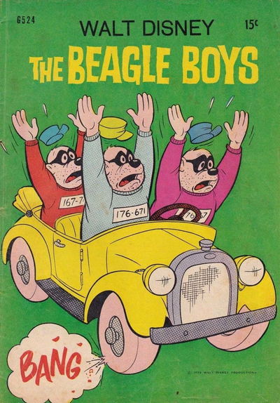 Walt Disney's Giant Comics [G Series] (WG Publications, 1951 series) #G524 — Walt Disney the Beagle Boys 1972