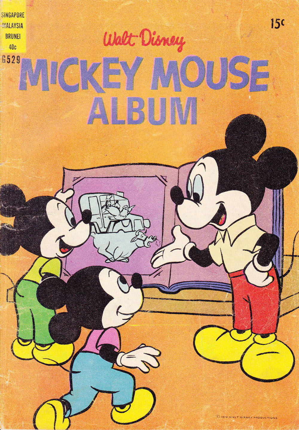 Walt Disney's Giant Comics [G Series] (WG Publications, 1951 series) #G529 — Walt Disney Mickey Mouse Album (1972)