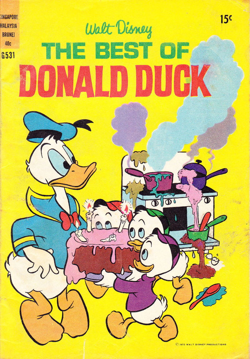 Walt Disney's Giant Comics [G Series] (WG Publications, 1951 series) #G531 — Walt Disney The Best of Donald Duck (1972)
