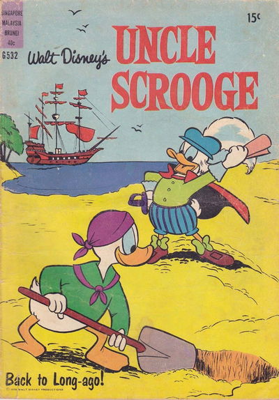 Walt Disney's Giant Comics [G Series] (WG Publications, 1951 series) #G532 — Walt Disney's Uncle Scrooge 1972