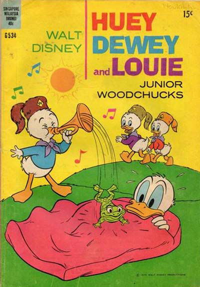 Walt Disney's Giant Comics [G Series] (WG Publications, 1951 series) #G534 (1972) —Walt Disney Huey Dewey and Louie Junior Woodchucks