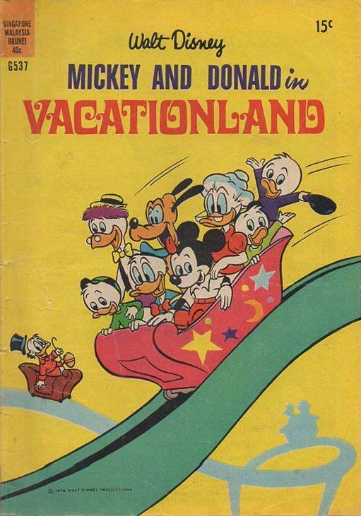 Walt Disney's Giant Comics [G Series] (WG Publications, 1951 series) #G537 — Walt Disney Mickey and Donald in Vacationland (1972)