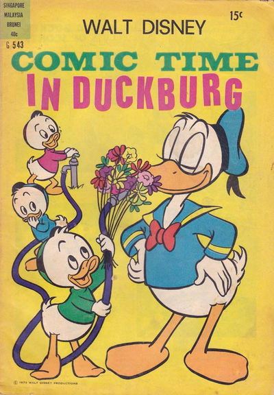 Walt Disney's Giant Comics [G Series] (WG Publications, 1951 series) #G543 — Walt Disney Comic Time in Duckburg 1973