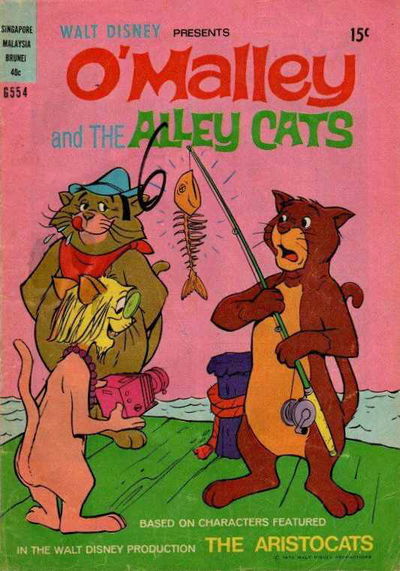 Walt Disney's Giant Comics [G Series] (WG Publications, 1951 series) #G554 — Walt Disney Presents O'Malley and the Alley Cats May 1973