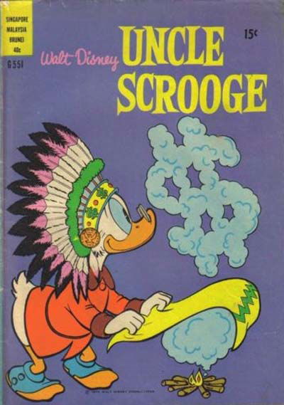 Walt Disney's Giant Comics [G Series] (WG Publications, 1951 series) #G551 — Walt Disney Uncle Scrooge (1973)