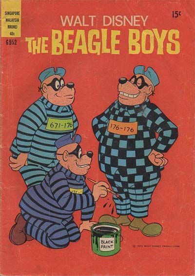 Walt Disney's Giant Comics [G Series] (WG Publications, 1951 series) #552 — Walt Disney the Beagle Boys (1973)