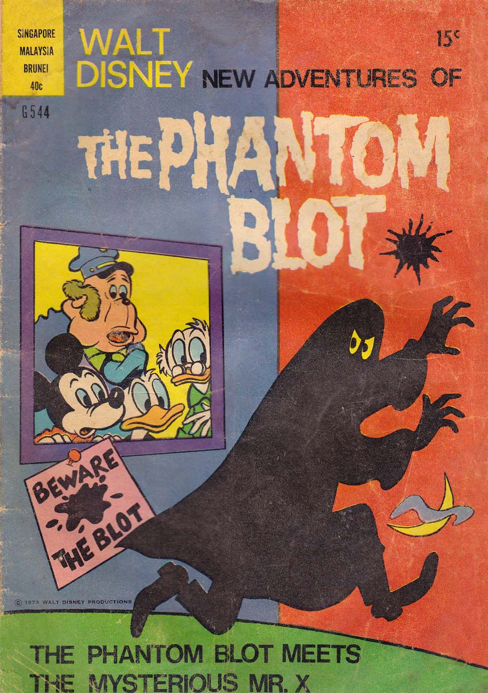 Walt Disney's Giant Comics [G Series] (WG Publications, 1951 series) #G544 — Walt Disney New Adventures of The Phantom Blot (1973)