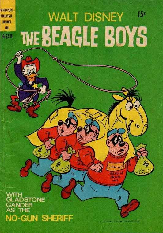 Walt Disney's Giant Comics [G Series] (WG Publications, 1951 series) #G558 — Walt Disney the Beagle Boys (June 1973)
