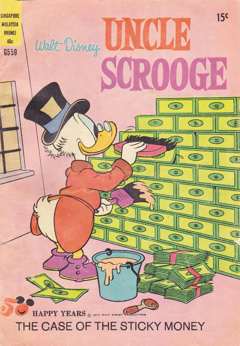 Walt Disney's Giant Comics [G Series] (WG Publications, 1951 series) #G559 — Walt Disney Uncle Scrooge (1973)
