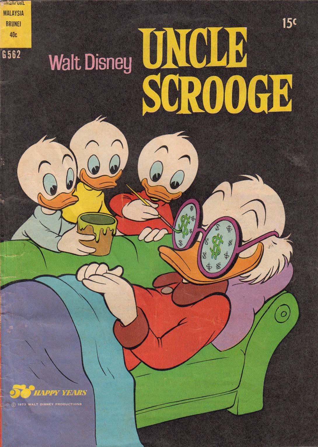 Walt Disney's Giant Comics [G Series] (WG Publications, 1951 series) #G562 — Walt Disney Uncle Scrooge (1973)