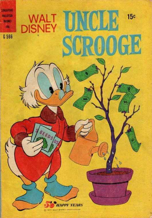 Walt Disney's Giant Comics [G Series] (WG Publications, 1951 series) #G566 — Walt Disney Uncle Scrooge (September 1973)