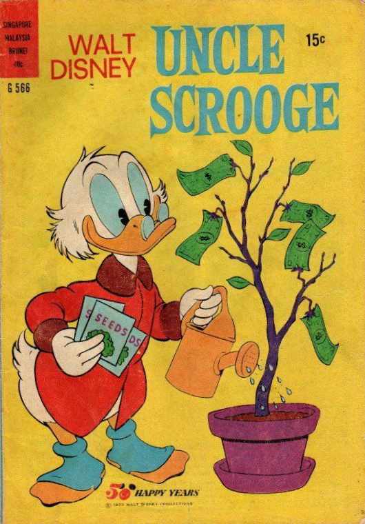 Walt Disney's Giant Comics [G Series] (WG Publications, 1951 series) #G566 (September 1973) —Walt Disney Uncle Scrooge