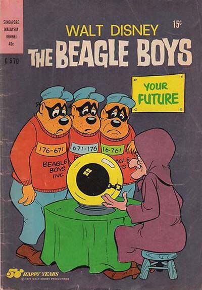 Walt Disney's Giant Comics [G Series] (WG Publications, 1951 series) #G570 — Walt Disney the Beagle Boys 1973