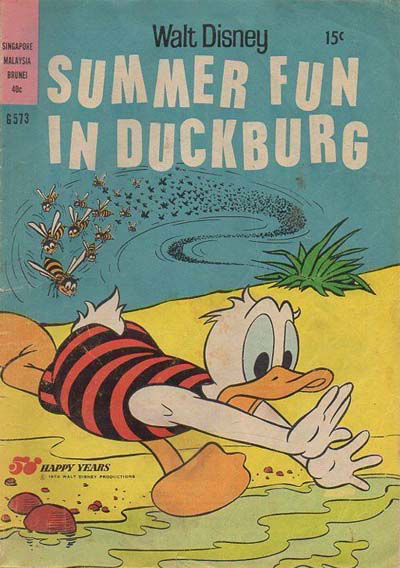 Walt Disney's Giant Comics [G Series] (WG Publications, 1951 series) #G573 — Walt Disney Summer Fun in Duckburg (1973)