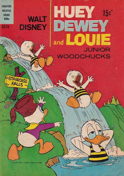 Walt Disney's Giant Comics [G Series] (WG Publications, 1951 series) #G578 — Walt Disney Huey Dewey and Louie Junior Woodchucks 1974