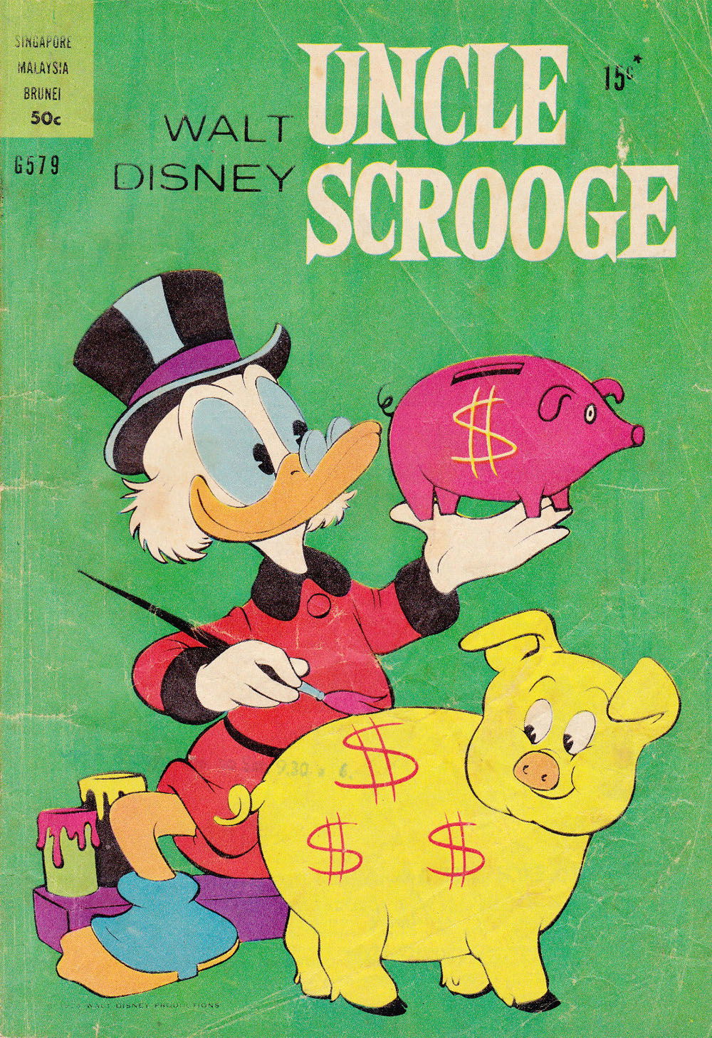 Walt Disney's Giant Comics [G Series] (WG Publications, 1951 series) #G579 — Walt Disney Uncle Scrooge (1974)