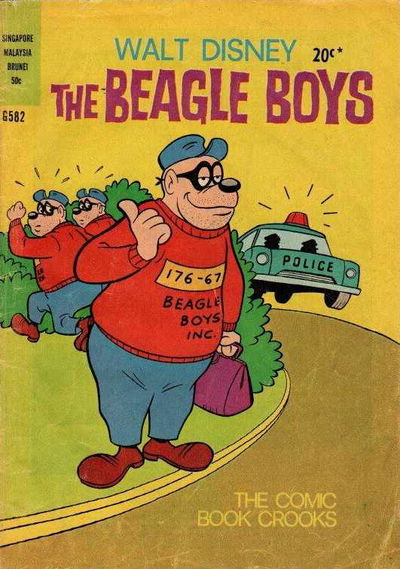 Walt Disney's Giant Comics [G Series] (WG Publications, 1951 series) #G582 — Walt Disney the Beagle Boys April 1974