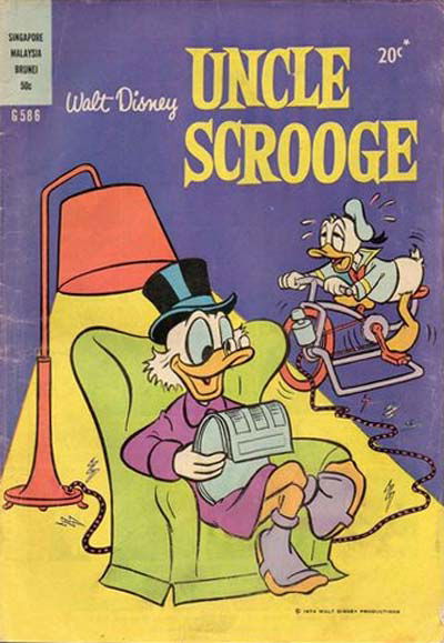 Walt Disney Giant Comics [G Series] (Wogan, 1974 series) #G586 — Walt Disney Uncle Scrooge 1974