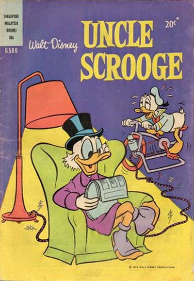 Walt Disney Giant Comics [G Series] (Wogan, 1974 series) #G586 — Walt Disney Uncle Scrooge (1974)