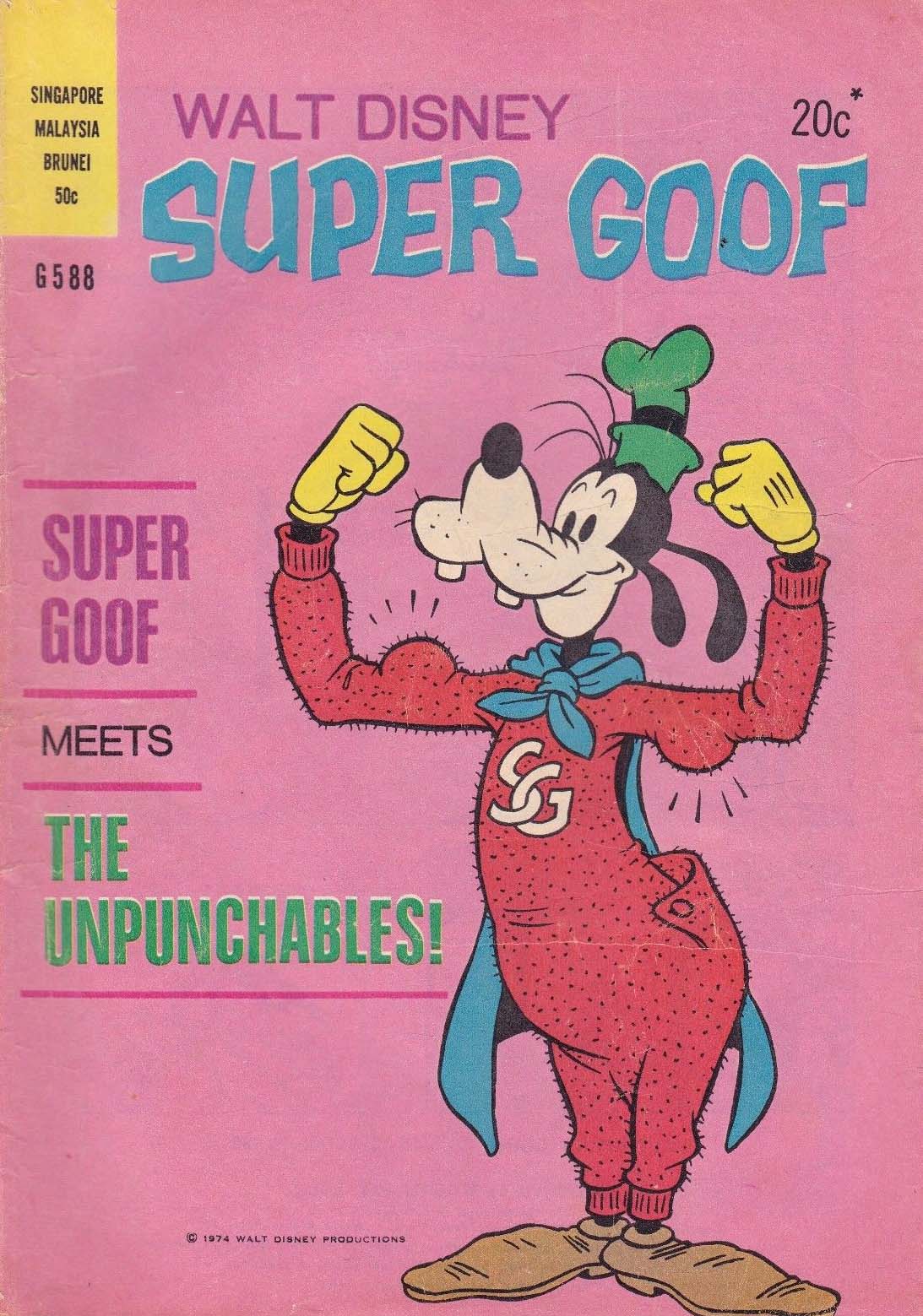 Walt Disney Giant Comics [G Series] (Wogan, 1974 series) #G588 — Walt Disney Super Goof (1974)
