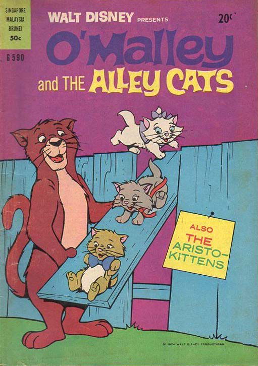 Walt Disney Giant Comics [G Series] (Wogan, 1974 series) #G590 — Walt Disney Presents O'Malley and the Alley Cats (1974)