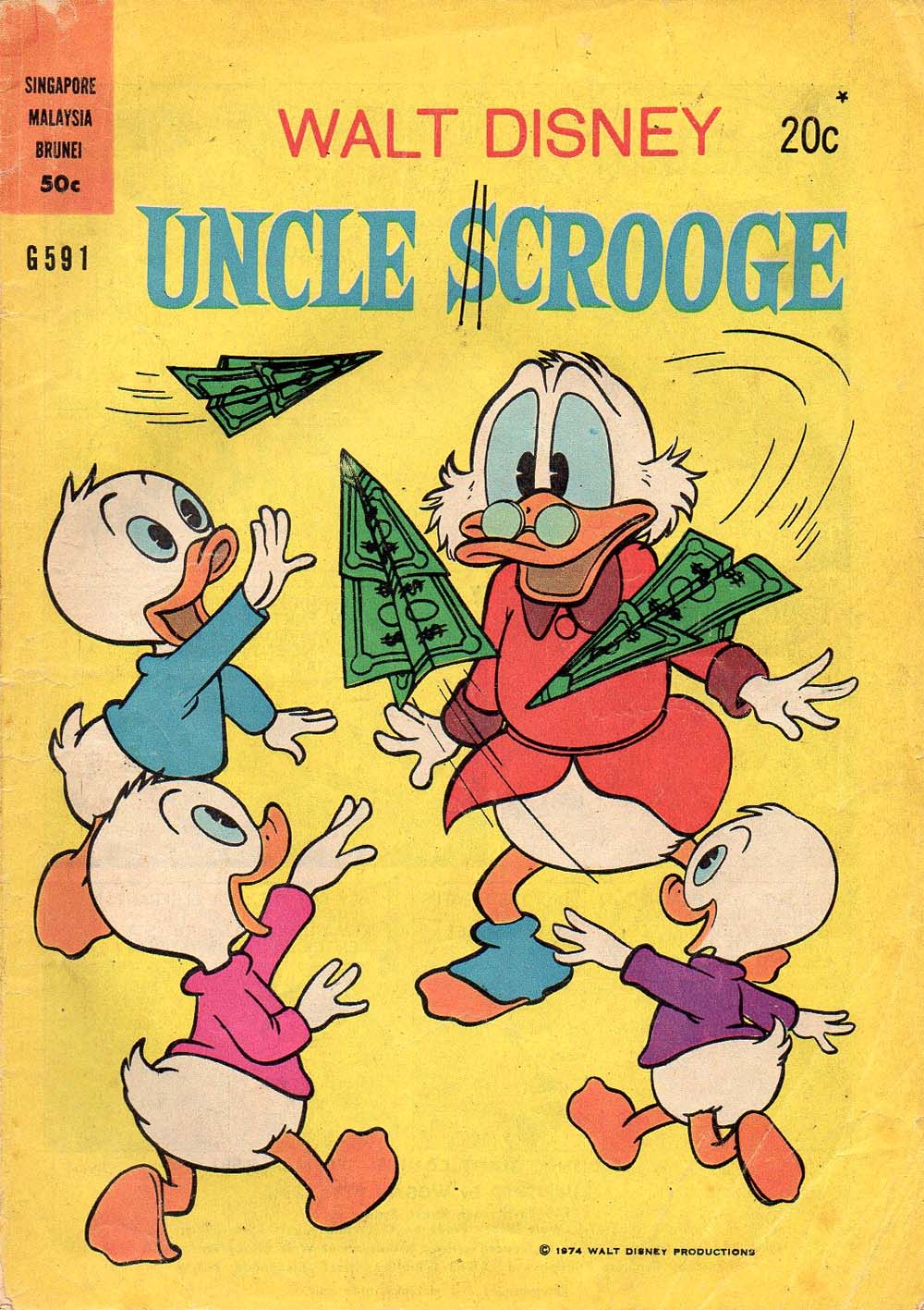 Walt Disney Giant Comics [G Series] (Wogan, 1974 series) #G591 — Walt Disney Uncle Scrooge ([1974?])